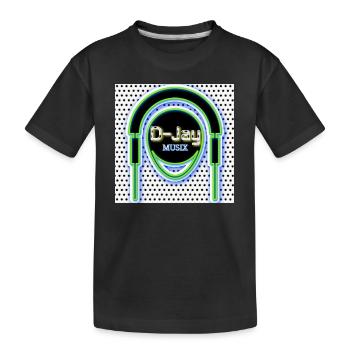 D-Jay MUSIX - Image - 2023 - T-shirt bio Premium Enfant - noir - Devant