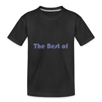 THANK YOU. THANKS. THANK YOU. ANNIVERSARY. BIRTH. - Kids' Premium Organic T-Shirt - black - Front