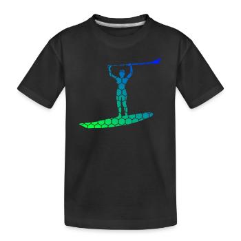 Stand up Paddle Board Sup Femmes Standup Paddle - T-shirt bio Premium Enfant - noir - Devant