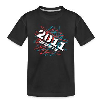 2011 Limited Edition - Kids' Premium Organic T-Shirt - black - Front