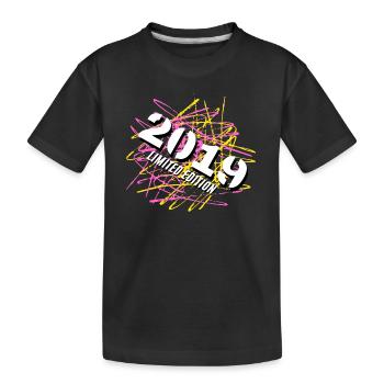 Édition limitée 2019 - T-shirt bio Premium Enfant - noir - Devant