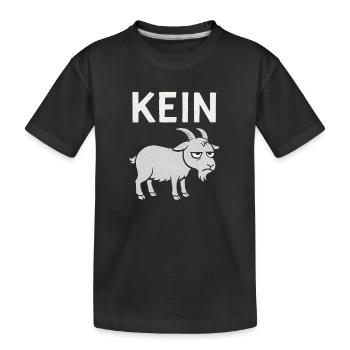 Lustiger Spruch Witzig Kein Bock Geschenkidee - Kinder Premium Bio T-Shirt - Schwarz - Vorne