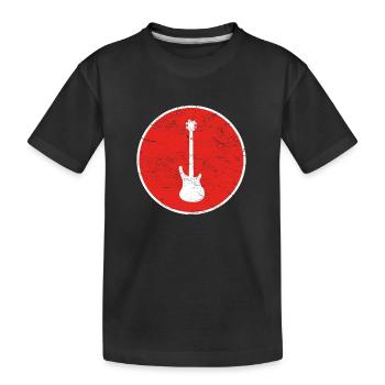 Cadeau guitare GUITARE - T-shirt bio Premium Enfant - noir - Devant