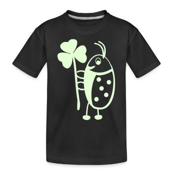Coccinelle - T-shirt bio Premium Enfant - noir - Devant