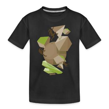 équipe sympa - T-shirt bio Premium Enfant - noir - Devant