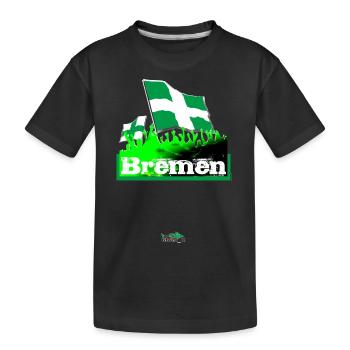 Brême - T-shirt bio Premium Enfant - noir - Devant
