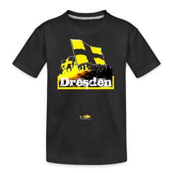 Dresde - T-shirt bio Premium Enfant - noir - Devant