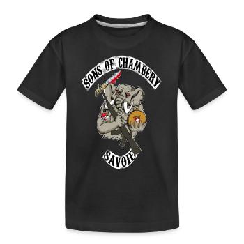 sons of chambery - T-shirt bio Premium Enfant - noir - Devant