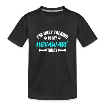 Hovawart - T-shirt bio Premium Enfant - noir - Devant