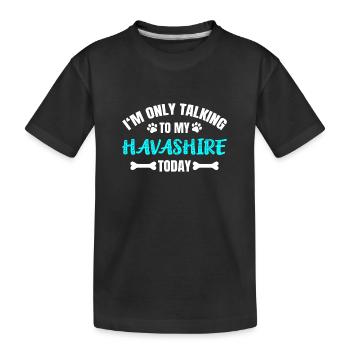 Le Havashire - T-shirt bio Premium Enfant - noir - Devant