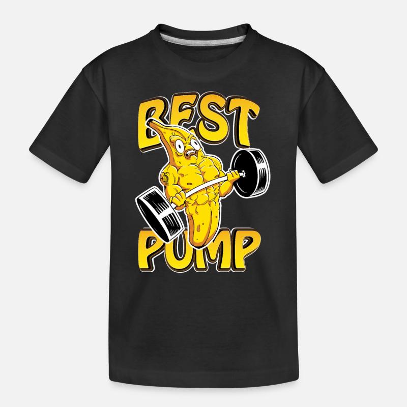 Pumpen Best Pump Geschenk - Kinder Premium Bio T-Shirt - Schwarz