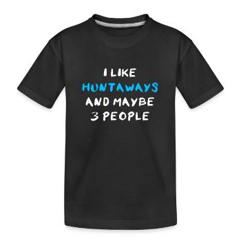 Chasser - T-shirt bio Premium Enfant - noir - Devant