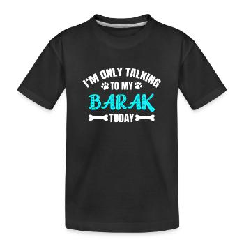 Barak - T-shirt bio Premium Enfant - noir - Devant