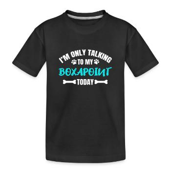 Boxapoint - T-shirt bio Premium Enfant - noir - Devant