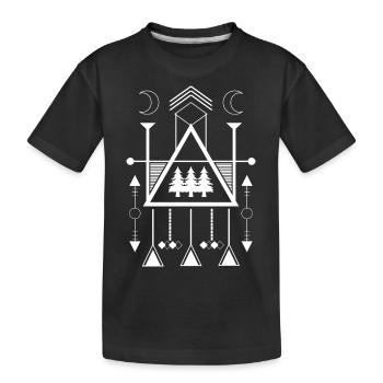 Élément d’icône Mystique - T-shirt bio Premium Enfant - noir - Devant