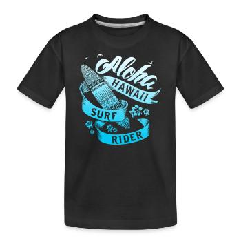 Summer Summertime Graphic - Kids' Premium Organic T-Shirt - black - Front
