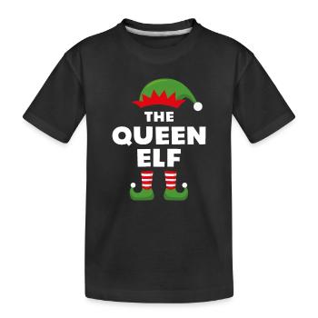 La Reine Elfe - T-shirt bio Premium Enfant - noir - Devant
