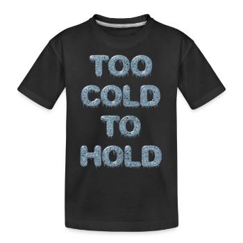 Zu kalt, um Grunge-Look zu halten - Kinder Premium Bio T-Shirt - Schwarz - Vorne