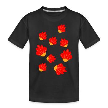 Flower Flower Plant - T-shirt bio Premium Enfant - noir - Devant