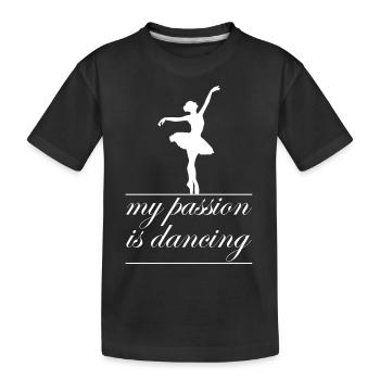 Danse Danse Musique - T-shirt bio Premium Enfant - noir - Devant