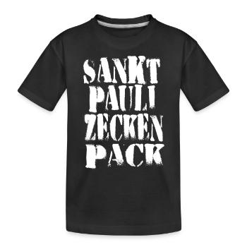 St. Pauli Tick Pack - T-shirt bio Premium Enfant - noir - Devant