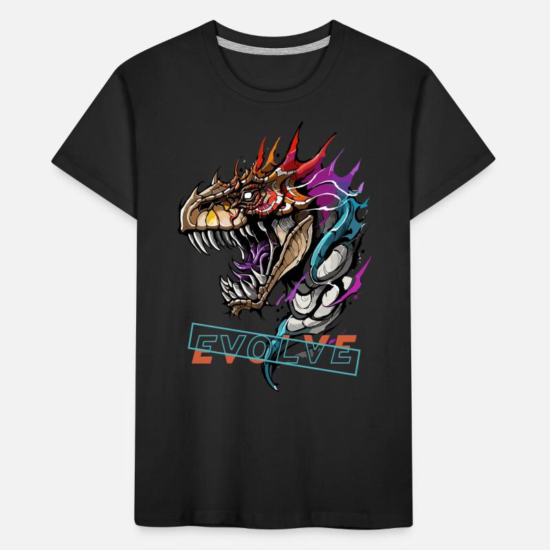 Dragon's Evolution Roar Kids' Premium Organic T-Shirt