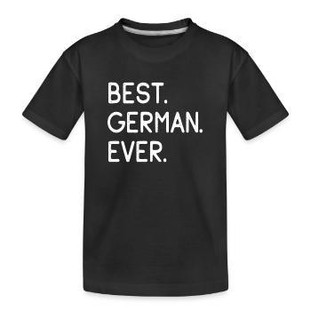Meilleur allemand de tous les temps Bester Deutscher Staatsbürger - T-shirt bio Premium Enfant - noir - Devant