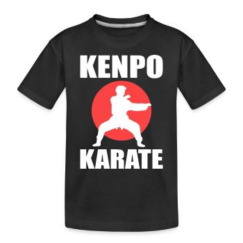Karaté Autodéfense Arts Martiaux - T-shirt bio Premium Enfant - noir - Devant