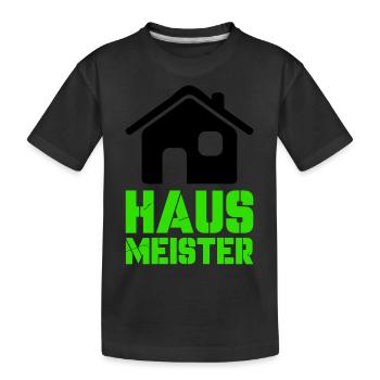 Caretaker 1 - Kids' Premium Organic T-Shirt - black - Front