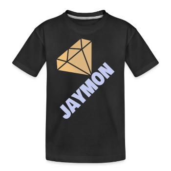 Jaymon - Kinder Premium Bio T-Shirt - Schwarz - Vorne