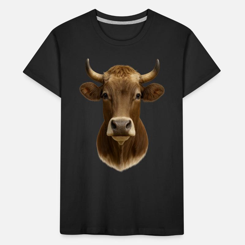 Die schonste Kuh Kinder Premium Bio T-Shirt