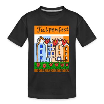 EG Tulipes I Festival des tulipes I Potsdam I Hollande IUrurlaub - T-shirt bio Premium Enfant - noir - Devant