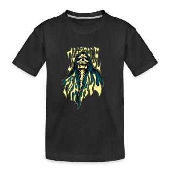 Gerechtigkeit für alle - Kinder Premium Bio T-Shirt - Schwarz - Vorne