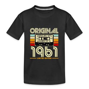 Original Legendary Hits 1961 Limited Edition - T-shirt bio Premium Enfant - noir - Devant
