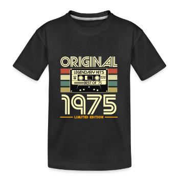 Original 1975 Retro Tape - T-shirt bio Premium Enfant - noir - Devant
