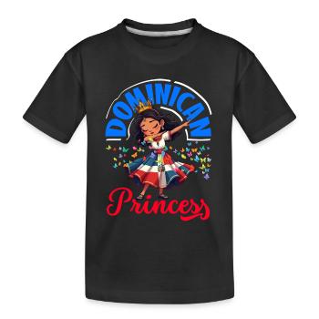 Drapeau de la République dominicaine Dom Rep Pride - T-shirt bio Premium Enfant - noir - Devant