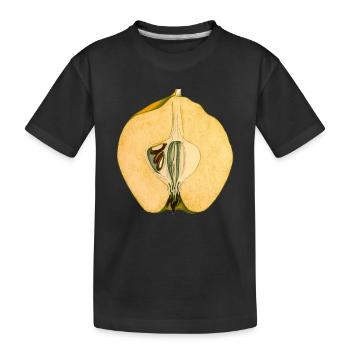 kraeuter rosmarin petersilie thymian dill oregano - Kinder Premium Bio T-Shirt - Schwarz - Vorne