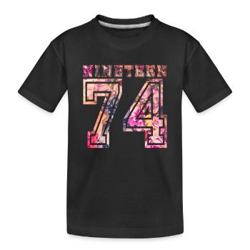 1974 B NINETEEN - T-shirt bio Premium Enfant - noir - Devant