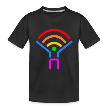 Lgbt - T-shirt bio Premium Enfant - noir - Devant