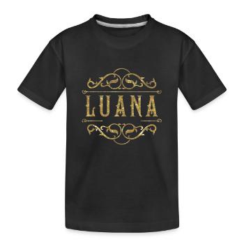 Or Luana - T-shirt bio Premium Enfant - noir - Devant