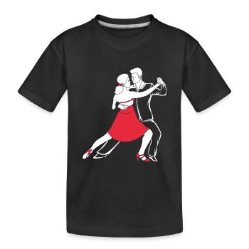 Salsa Dancer Dancer - Kids' Premium Organic T-Shirt - black - Front