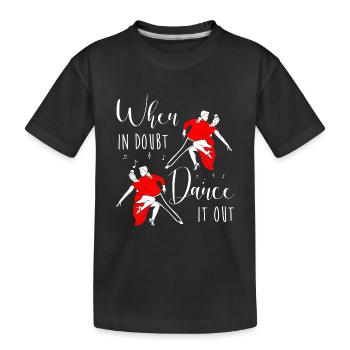 Salsa Dancer Dancer - Kids' Premium Organic T-Shirt - black - Front