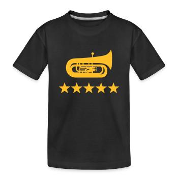 Tuba - T-shirt bio Premium Enfant - noir - Devant