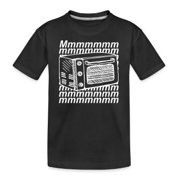 Micro-ondes MMM Graphique - T-shirt bio Premium Enfant - noir - Devant