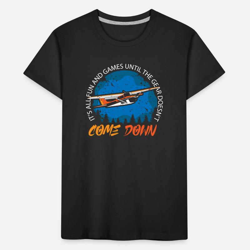 Pilot Captain Pilot Glider Kids' Premium Organic T-Shirt