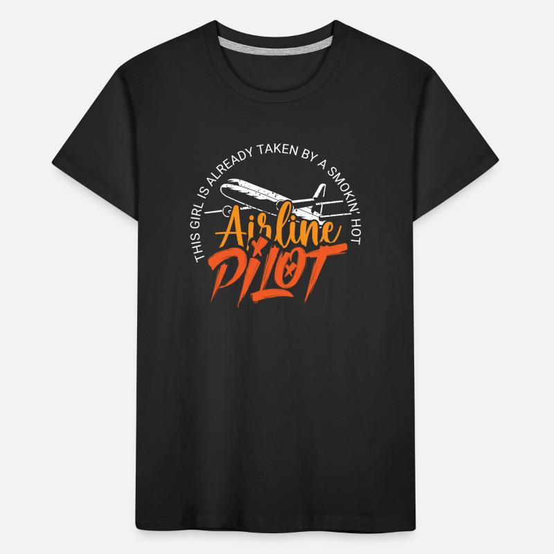 Pilot Captain Pilot Glider Kids' Premium Organic T-Shirt