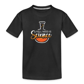Chimie Science Physique Recherche Nerd Humour - T-shirt bio Premium Enfant - noir - Devant