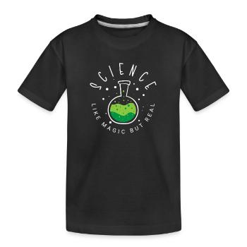 Chimie Science Physique Recherche Nerd Humour - T-shirt bio Premium Enfant - noir - Devant
