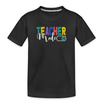 Teachers Present Teacher Training Course Teacher School - Kids' Premium Organic T-Shirt - black - Front