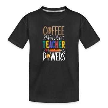 Teachers Present Teacher Training Course Teacher School - Kids' Premium Organic T-Shirt - black - Front